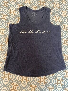 Nine Line Heather Gray Graphic Tee